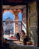 Gustav Bauernfeind (4 September 1848, Sulz am Neckar - 24 December 1904, Jerusalem) was a German painter, illustrator and architect of partly Jewish origin. He is considered to be one of the most notable Orientalist painters of Germany. 