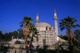The Tekkiye Mosque (also Takiyyeh as-Sulaymaniyyah, Takieh as-Sulaymaniyya)  was built on the orders of Suleiman the Magnificent and designed by the architect Mimar Sinan between 1554 and 1560. It has been described as "The finest example in Damascus of Ottoman architecture".